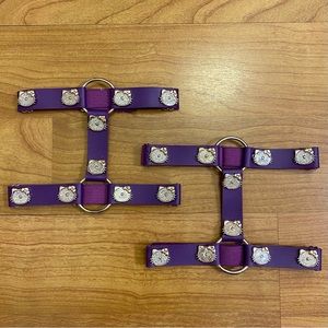 Hello Kitty Inspired Purple Leg Garter - Set of 2